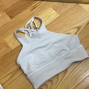 Lululemon Athletica Beige Strappy Sports Bra
